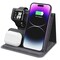 3 in 1 Wireless Charger Stand for iPhone/Smartphone, Airpods/Earbuds, and Smartwatch
